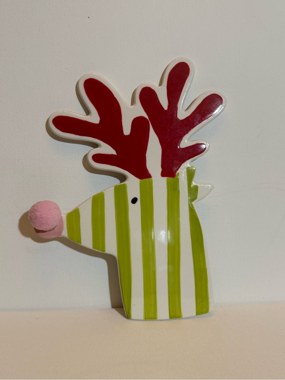 Coton Colors Happy Everything MINI-BLTZN Striped Reindeer Attachment - Retired